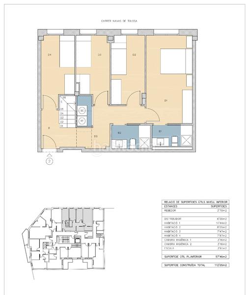 Foto bd8c36da-eef7-4aa1-b880-9c5f38488138. Zweistöckige wohnung mit heizung in Segle XX Terrassa