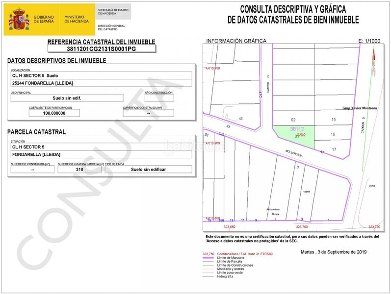 Foto 2315f924-095e-4607-a7a2-f0b06fdac50c. Terreny residencial a Fondarella