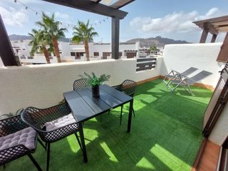 Àtic a San Juan de los Terreros. Ático de 2 dormitorios con solárium en mar de pulpí