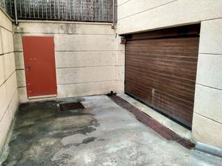 Car parking in Begues. Begues centro
