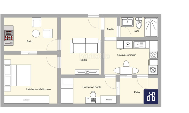 Foto 5a0045d4-369e-412c-98b6-553713cc1fac. Appartement avec chauffage dans Prosperitat Barcelona