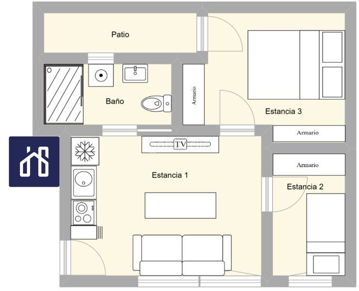 Foto 73e9153d-7afa-4f14-bba2-8556b5b751c0. Studiowohnung in Prosperitat Barcelona