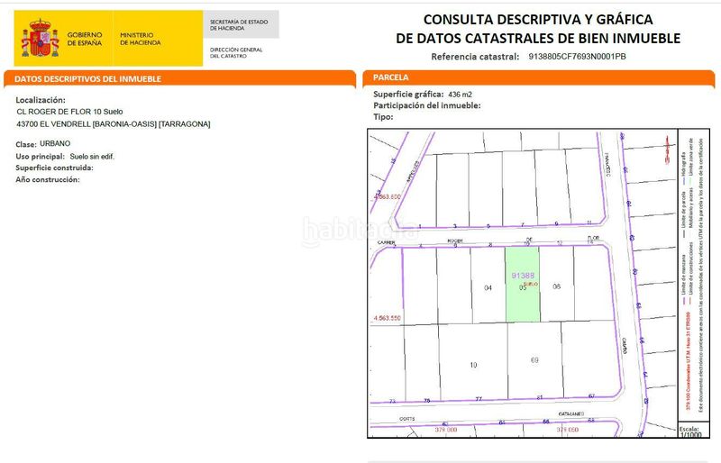 Foto f6b7f8a1-e5d7-4a2e-a08f-1f4bea3129fe. Terreny residencial a La Franquesa-Oasis Park Vendrell (El)
