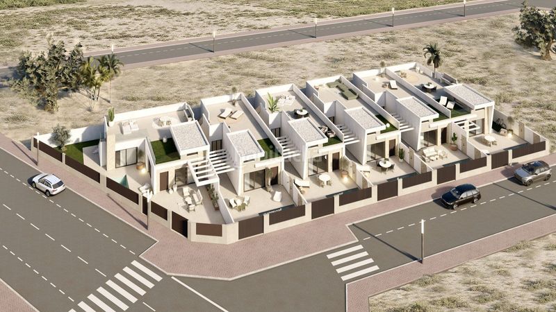 Foto 539f22f4-c48e-4bd9-a806-eddb64824311. Casa adossada amb calefacció piscina a Las Lomas de Rame-Bahía Bella Alcázares (Los)