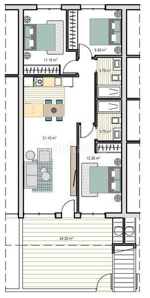 Foto a91710f5-e60f-4252-9349-d2f4ce8fb83a. Apartament amb piscina a Roldán Torre - Pacheco
