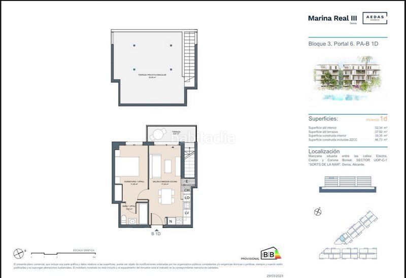 Foto 9b0436e8-c365-4d7e-a027-33fbaafe110b. Àtic amb calefacció piscina a El Montgó Dénia