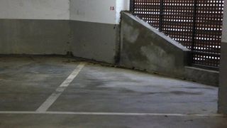 Aparcament de moto a Olost. Plaça d'aparcament per a moto