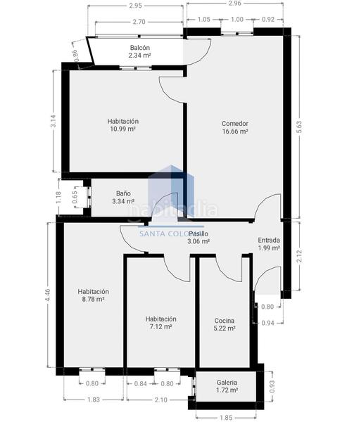 Foto 32a0c2eb-ca8d-4512-b7d6-8380bbe3532d. Flat in Riu Sud Santa Coloma de Gramenet