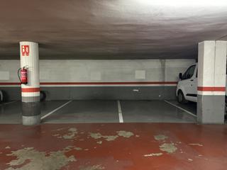 Autoparkplatz in Olot