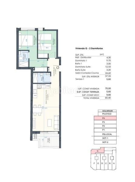 Foto 78aaa9ea-2f2a-401d-acfc-fbf0455b011f. Pis amb piscina a Casco Antiguo Cartagena