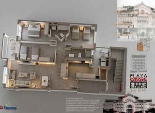 Pis a Plaza plaza arquitectos cerdán y beltri 19. Vivienda a estrenar en la unión con 3 dormitorios, 2 baños y pla