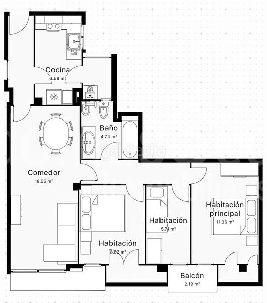 Foto 8cfbac56-c209-40df-8d74-0fcf1064a12d. Pis amb calefacció piscina a Centre Masnou (El)