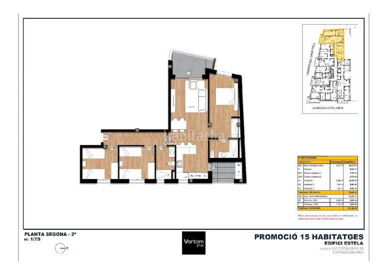 Foto 958ec02f-35e8-43dc-acfd-a1f0e561f2a9. Etagenwohnung 102m<sup>2</sup> in avinguda de catalunya 32 in Centre Torredembarra