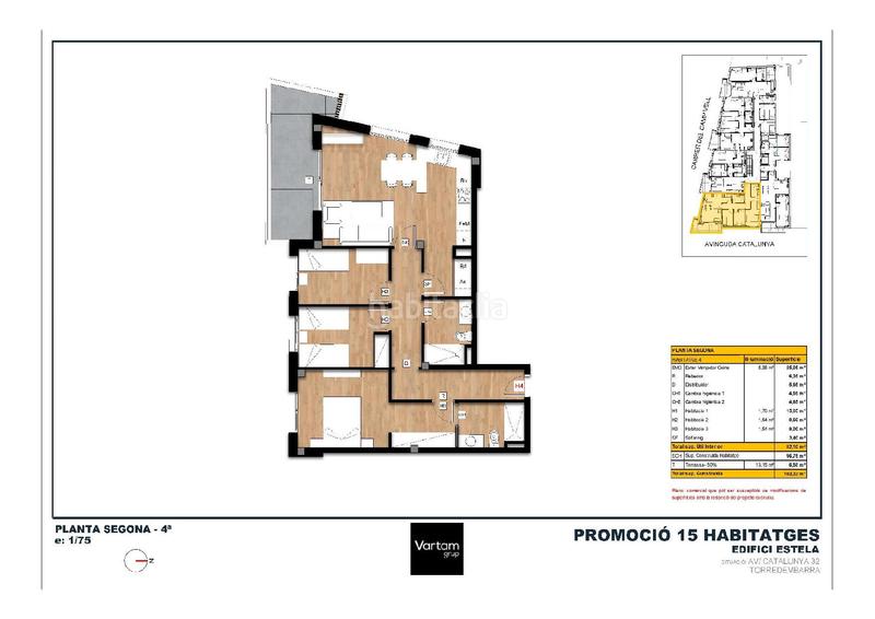 Foto ee4a3d44-55f1-41c4-ad3b-fb92d8257ed2. Piso 102m<sup>2</sup> en avinguda de catalunya 32 en Centre Torredembarra