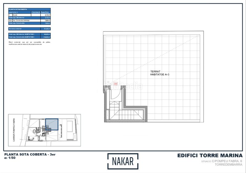 Foto 51b0ec73-4bdd-47de-81aa-adf514426a3c. Àtic amb calefacció piscina a Centre Torredembarra