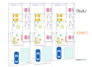 Xalet  Calle romanones. 6 villas en planta baja con solarium san javier precio de la num