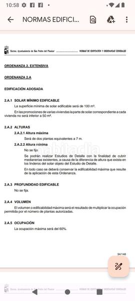 Foto b32dda9b-45c8-4406-9888-d18e9981f4e3. Terrain résidentiel dans Los Cuarteros San Pedro del Pinatar