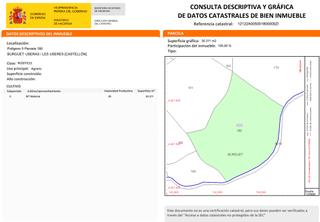Rural plot  Partida el molinar