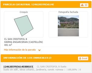 Terreno residencial en Calle san crist�fol 8