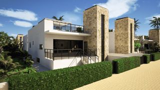 Chalet en La Pinilla - Las Palas. Villas de nueva construcci�n en urbanizaci�n taray oasis  golf