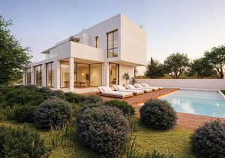 Wohngrundstück in Son gual ii-g(no oficial) 18. Solar con vistas a la bahia de palma,  licencia de obras