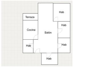 Appartement  Campo de criptana. Piso en plaza campo de criptana