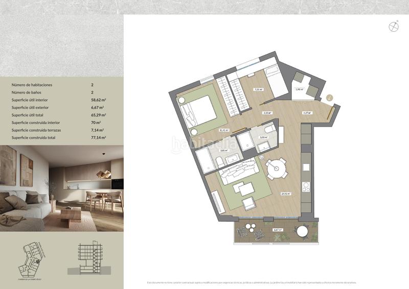 Foto a3654591-2283-48dc-82fd-72b5e3bd31f0. Pis 77m<sup>2</sup> a rambla de volart 39 a Guinardó Barcelona