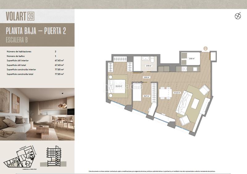 Foto caf8a394-3821-4350-bc52-16845f1ffa5c. Appartement 78m<sup>2</sup> dans rambla de volart 39 dans Guinardó Barcelona
