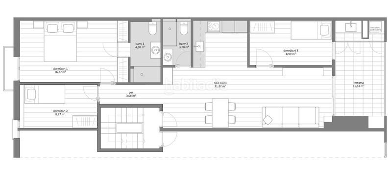 Apartamento piso reformado con terraza privada en el corazón de Poblenou ! en Barcelona - Imagen 31