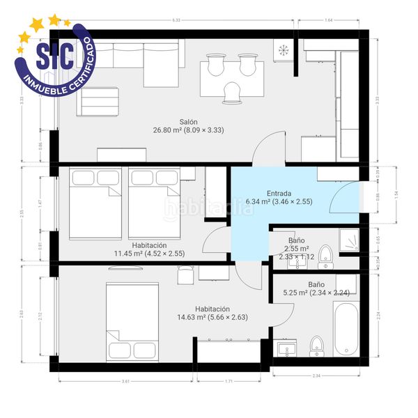 Foto caf0686c-45f7-45fb-bee4-6ee1ba643860. Flat with parking in Faura