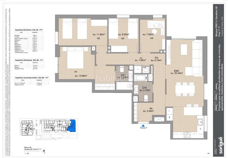 Foto 8047ca78-3956-4c30-a032-0b891e4105ee. Appartamento 114m<sup>2</sup> in avinguda de fontanet 34 in La Bordeta Lleida