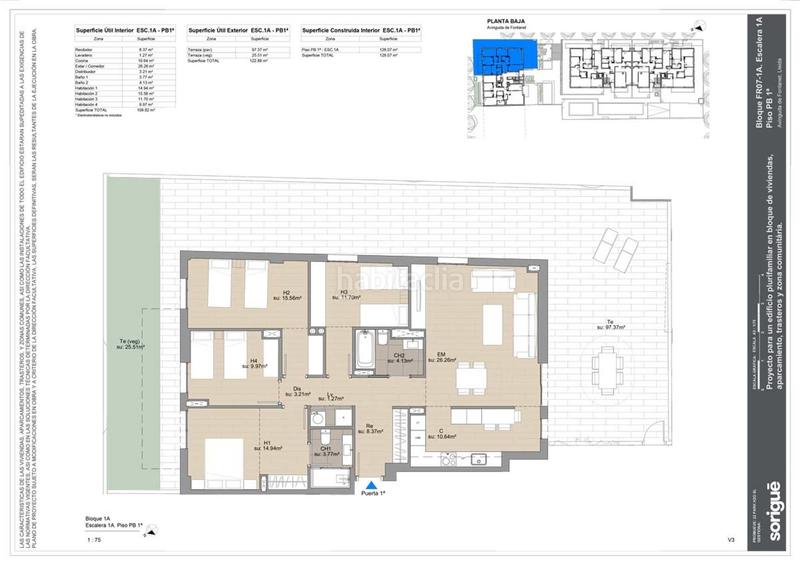 Foto 4f5eed2d-434c-4ee8-adf6-31a61130ba9a. Appartement 129m<sup>2</sup> dans avinguda de fontanet 34 dans La Bordeta Lleida