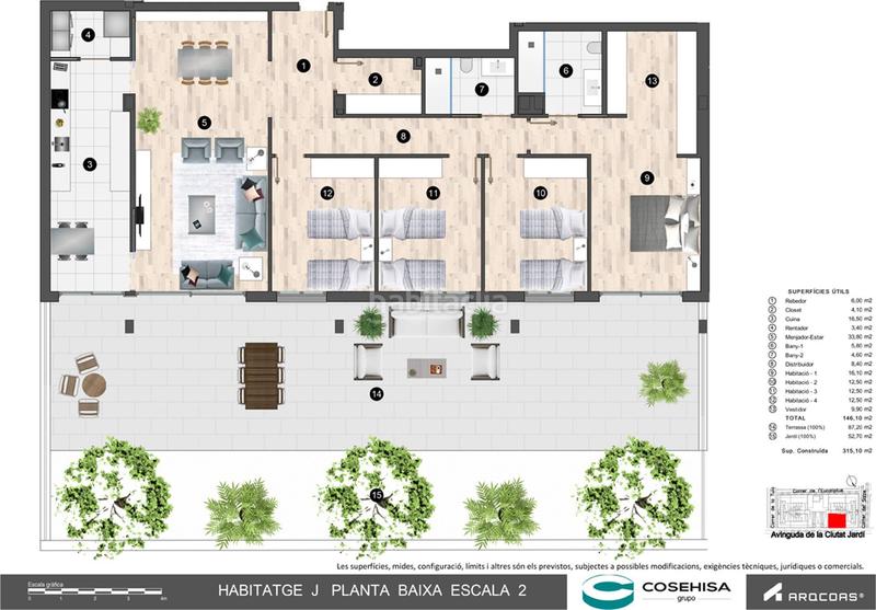 Foto 1aec8727-0281-4df5-a401-877e7c06cc6e. Rez-de-chaussée 315m<sup>2</sup> dans avinguda ciutat jardi 77 dans Ciutat Jardí Lleida