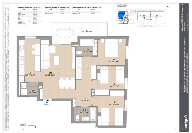 Foto 554c0c92-48fd-422e-b410-cba2494f874d. Pis 99m<sup>2</sup> a avinguda de fontanet 34 a La Bordeta Lleida