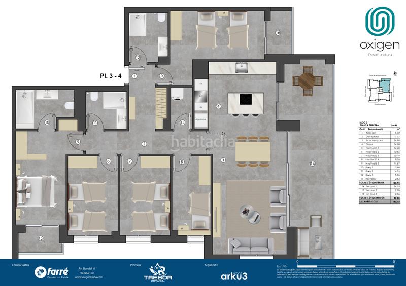 Foto fad48563-def9-42d7-82ec-f8928b7df4fa. Appartamento 153m<sup>2</sup> in carrer maria montesori 12 in Cappont Lleida