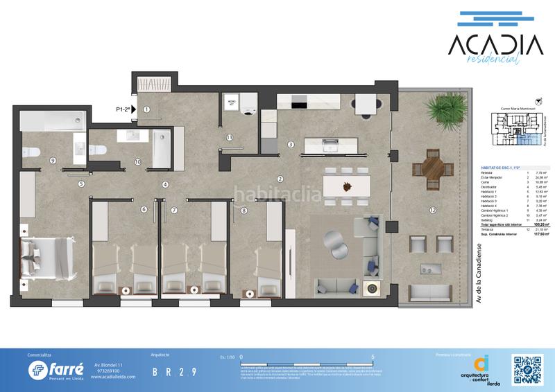 Foto 2fb208be-635d-40a1-af27-0bc8a761618d. Pis 118m<sup>2</sup> amb calefacció aparcament piscina a Cappont Lleida