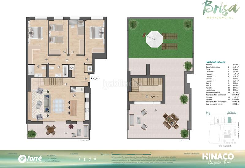 Foto ddaa469e-cfd6-4044-9f4a-7b06e7d0e09b. Àtic 117m<sup>2</sup> a avinguda de la canadiense 7 a Cappont Lleida