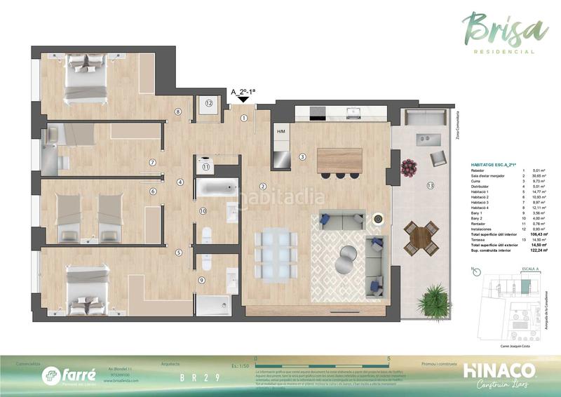 Foto c1db20c8-eab7-47bf-b658-4f1959c81cbd. Appartamento 122m<sup>2</sup> in avinguda de la canadiense 7 in Cappont Lleida