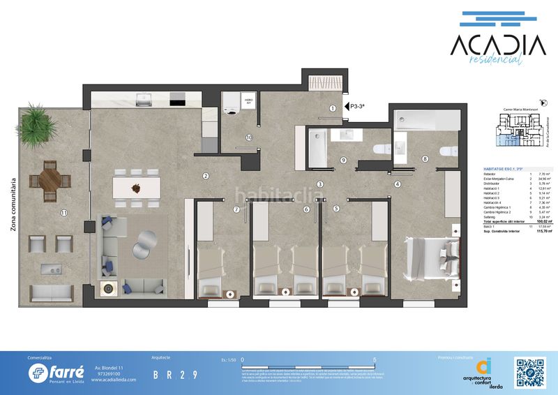 Foto 54807908-d7cc-459d-a4ab-22c78515c13d. Pis amb calefacció aparcament piscina a Cappont Lleida