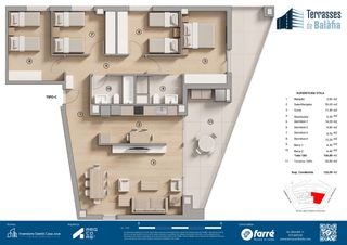 Etagenwohnung  Plaça països catalans. 2-c  terrasses de balàfia