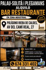 Affitto Locale commerciale in Avinguda del camí reial 27. Alquilo bar restaurante polígono industrial
