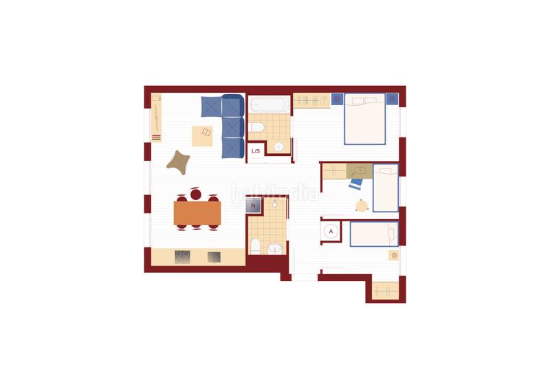 Foto 22ecf428-f98c-4df7-b5aa-9527d530d2af. Appartamento 81m<sup>2</sup> in carrer de josep anselm clavé 51 in Vilanova i la Geltrú