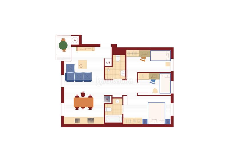 Foto 26520849-1f9b-46a3-8b69-a3c132ac84e4. Piso 86m<sup>2</sup> en carrer de josep anselm clavé 51 en Sant Joan Vilanova i la Geltrú