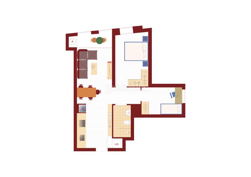 Foto f15bc6e5-c526-46c3-be20-bbb796b64d1a. Ground floor 72m<sup>2</sup> in carrer de josep anselm clavé 51 in Vilanova i la Geltrú
