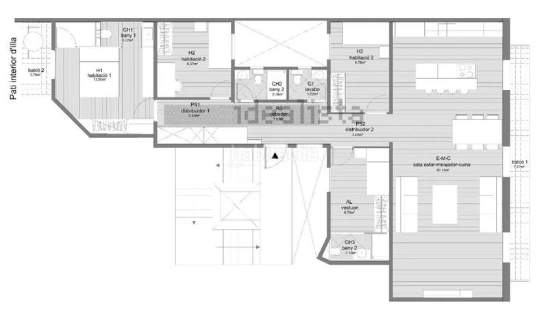Foto 1482a40b-ea83-4221-9871-d10d14d36f1d. Flat in Dreta de l´Eixample Barcelona