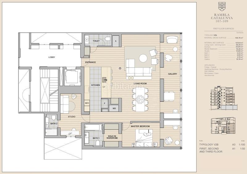 Foto f54b4ced-c5d0-487a-ab39-07540a165eee. Flat in Dreta de l´Eixample Barcelona