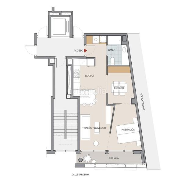 Foto f5e01c46-87d4-433d-9daf-44fa7e3d21ac. Location appartement avec chauffage dans El Parc i la Llacuna del Poblenou Barcelona