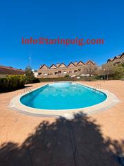 Appartement à Begues. Piso de dos habitaciones en begues con piscina y doble plaza de