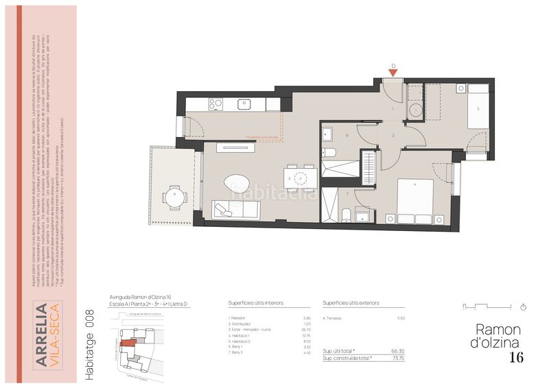 Foto 8fe38018-b160-400c-a3cf-c023468e65ef. Flat 73m<sup>2</sup> in avinguda de ramon d'olzina 16 in Vila-seca poble Vila-seca