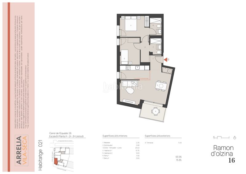 Foto 61094e78-62fc-48bf-a2db-602be2dd8198. Flat 75m<sup>2</sup> in avinguda de ramon d'olzina 16 in Vila-seca poble Vila-seca